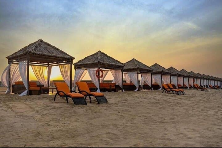 Overnight Doha Desert Safari: Dune Bashing, Inland Sea Swim & Camp Experience photo 1