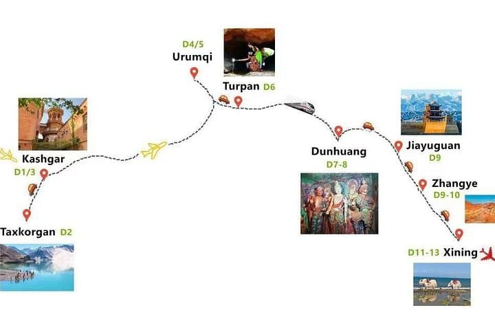 13-Day Silk Road Tour: Xinjiang, Gansu & Qinghai — Karakul, Danxia & Dunhuang photo 1