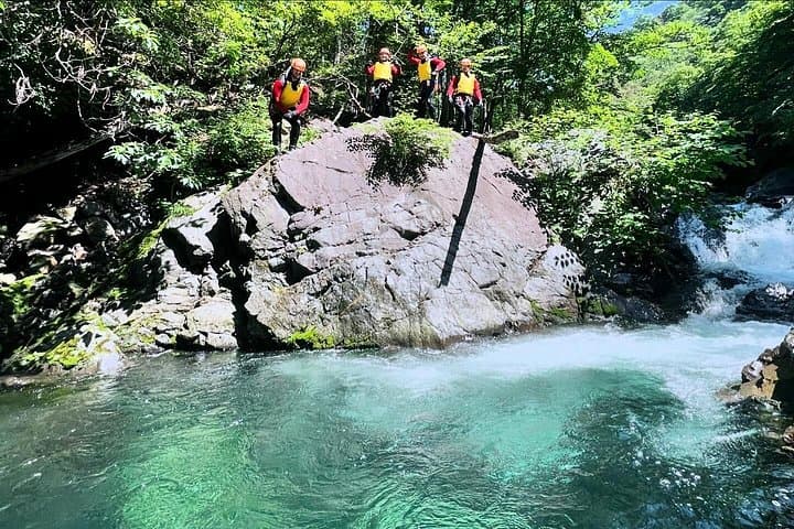 Hidden Canyoning Adventure in Nikko — Jumps, Zipline & 6m Rappel in Crystal Mountain Water photo 2