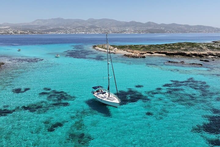 Private Half-Day Sail to Paros Blue Lagoon — Swim, Snorkel & Coastal Coves photo 2