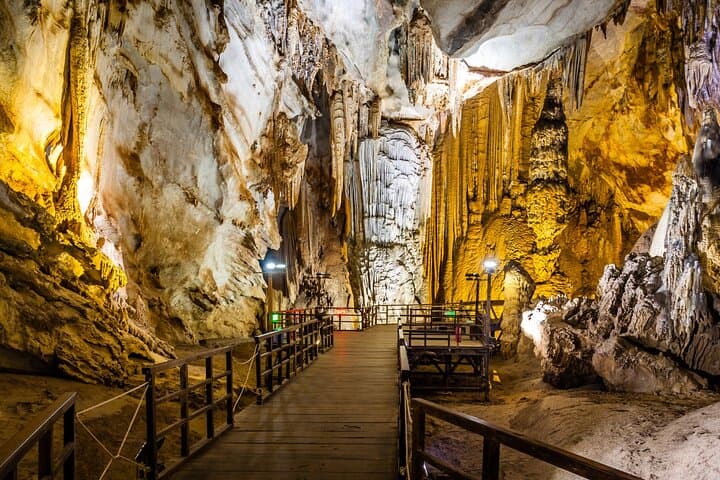Paradise Cave & Dark Cave Day Trip from Hue — Zipline, Kayak and Underground Mud Baths photo 5
