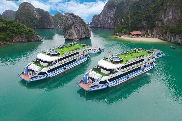 Halong Bay VIP Cruise from Tuan Chau: Swim, Kayak & Sung Sot Cave Day Trip photo 2