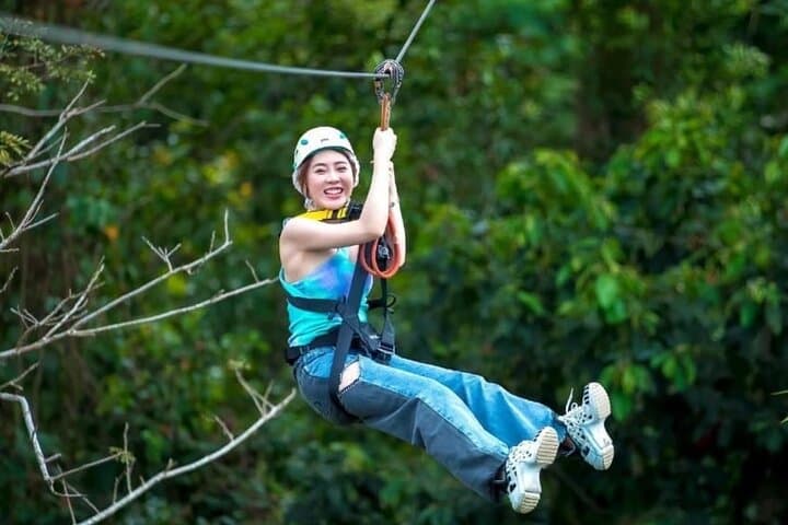 Samui Zipline Adventure: Jungle Canopy Zipline with Hotel Transfer (Koh Samui)