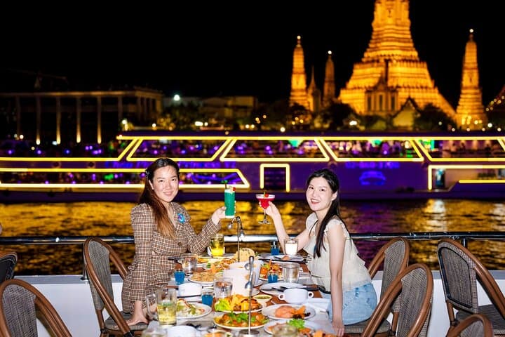 Evening Luxury: The Planet Dinner Cruise on Bangkok's Chao Phraya River