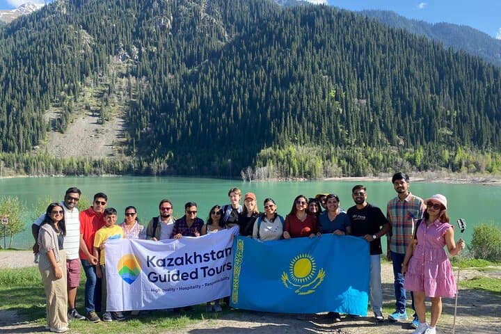 Turgen Bear Waterfall & Turquoise Issyk Lake — Day Tour from Almaty