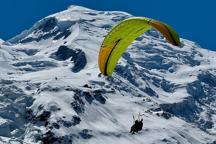 Tandem Paragliding Over Mont Blanc from Chamonix — Planpraz Flights