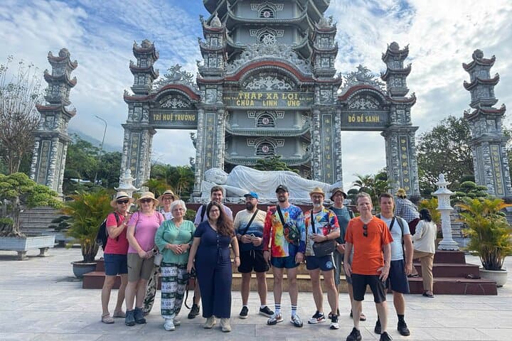 Sunset Views from Monkey Mountain to Hoi An: Marble Mountains Night Tour from Da Nang photo 3