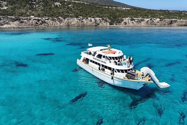 Blue Lagoon BBQ & Wine Tasting — Demetris Chara Day Cruise from Latchi photo 2