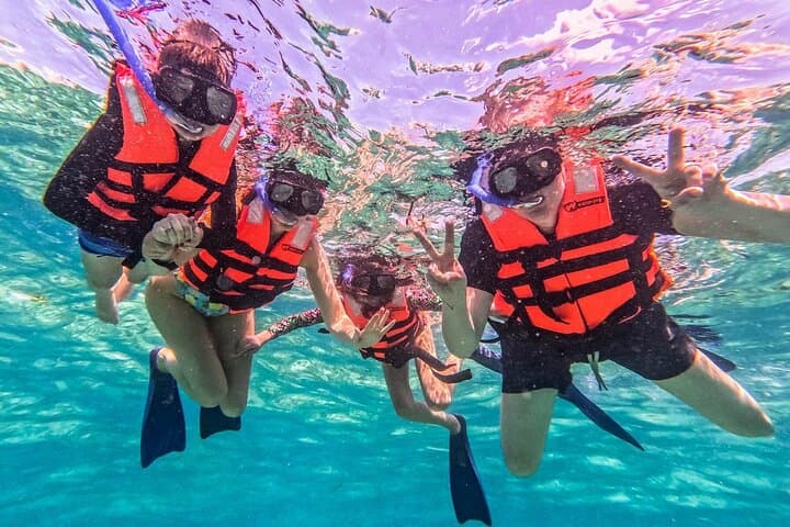 Isla Mujeres Catamaran Snorkel Tour with Free Transport and Open Bar photo 4