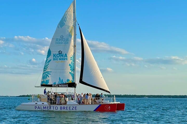 Sunday Mimosa Bar Catamaran Sail in Charleston Harbor photo 3