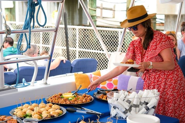Sunday Mimosa Bar Catamaran Sail in Charleston Harbor photo 4