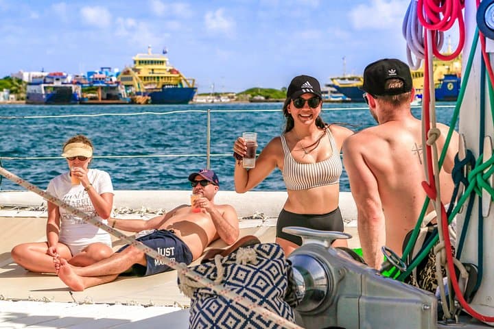 Full-Day Deluxe Catamaran to Isla Mujeres — Open Bar, Snorkel & Beach Club photo 4