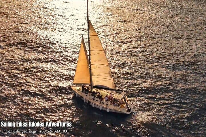 Rhodes Private Luxury Sunset Cruise to Kallithea Springs with Wine & Champagne photo 2