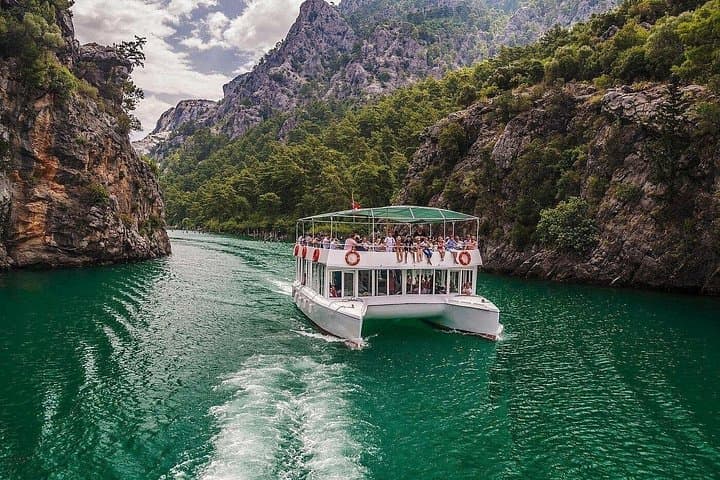 Green Canyon Boat Trip from Side: Swim, Sip and Cruise Antalya’s Emerald Lake photo 1