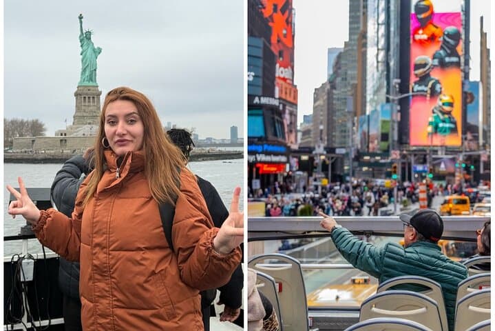 Double-View NYC: Statue of Liberty Cruise + Night Bus Tour photo 3
