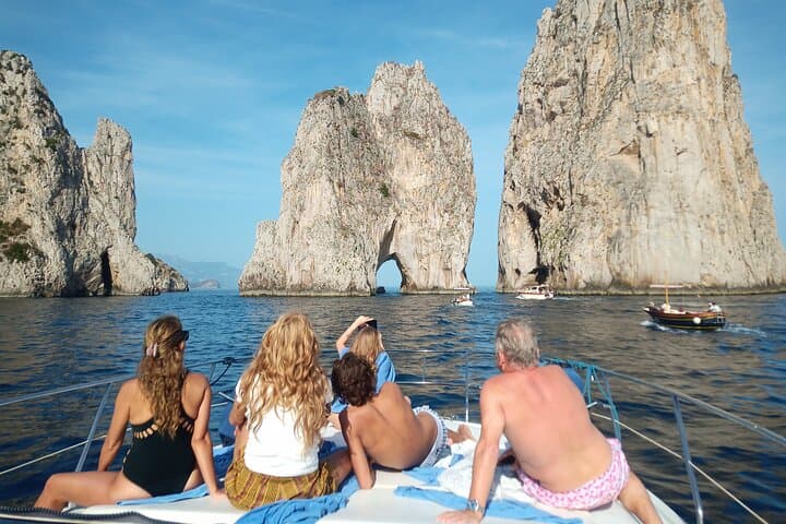 Private Capri Yacht Cruise from Sorrento — 40' Boat, Swim & Snorkel