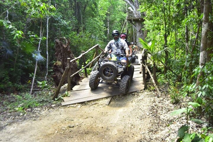 Tulum Jungle ATV, Zipline & Cenote Adventure photo 6