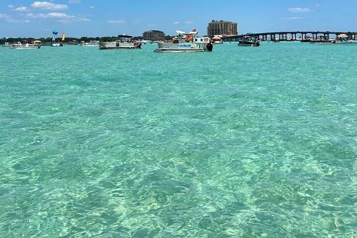 Sun, Sand & Shallow Waters: Crab Island Catamaran Tour from Destin