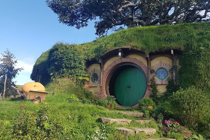 Hobbiton and Waitomo Caves Day Tour from Rotorua — Small-Group Experience