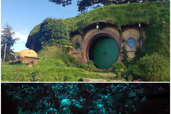 Hobbiton & Waitomo Caves Day Tour from Auckland — Small-Group Experience