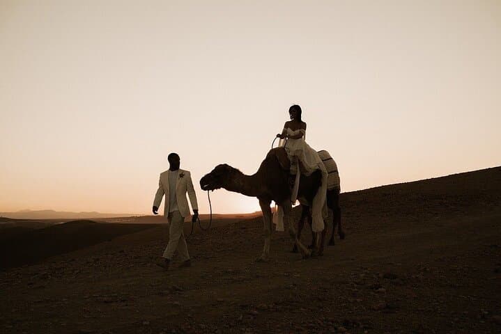 Agafay Desert Camel Ride, Sunset Dinner & Fire Show Near Marrakech photo 3