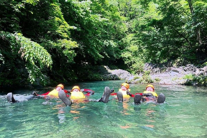 Hidden Canyoning Adventure in Nikko — Jumps, Zipline & 6m Rappel in Crystal Mountain Water photo 3