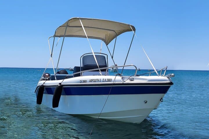 Self-Drive Boat Rental on Milos: Explore Kleftiko, Sykia & Hidden Coves photo 2