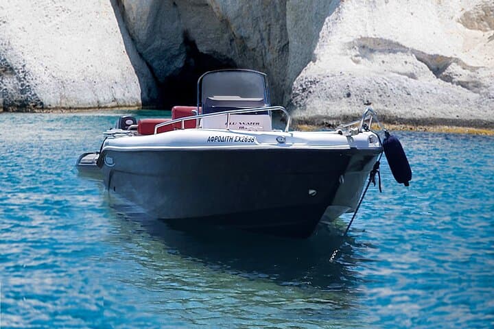 Self-Drive Boat Rental in Milos — No Licence Required Aboard Aphrodite photo 2