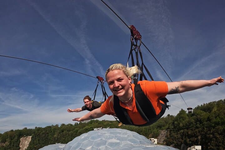 Skywire at Eden Project: England’s Fastest Zipline Over the Biomes photo 3