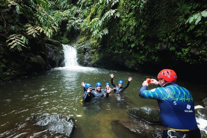 Canyoning in Ribeira dos Caldeirões: Level 1 Adventure on São Miguel, Azores photo 2