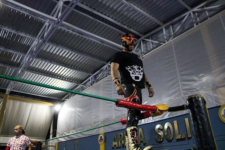 Lucha Libre Night in Cholula: Arena Solís Wrestling Tour in Puebla