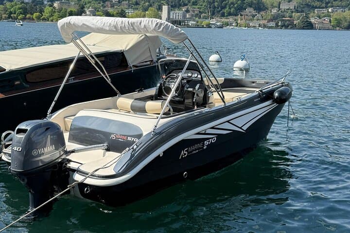 Self-Drive Boat Hire on Lake Como — 40HP No-License Rentals from Como