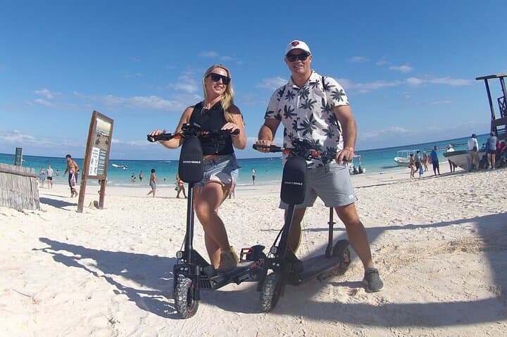 Glide Through Tulum: E‑Scooter to The Jaguar Park, Ruins & Beach