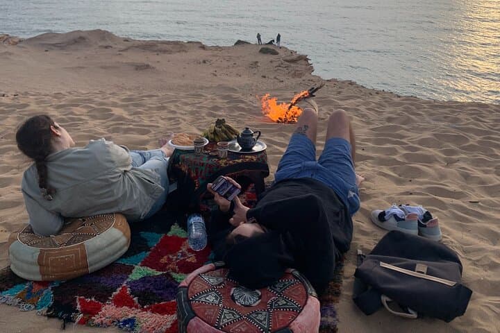 Sandboarding & Starry Dinner in Agadir Dunes: Timlalin Canyon to Ocean-View Sunset photo 4