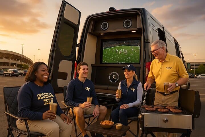 Luxury VIP Gameday Tailgate in a Maybach Sprinter Van — Atlanta Stadium Experience photo 4