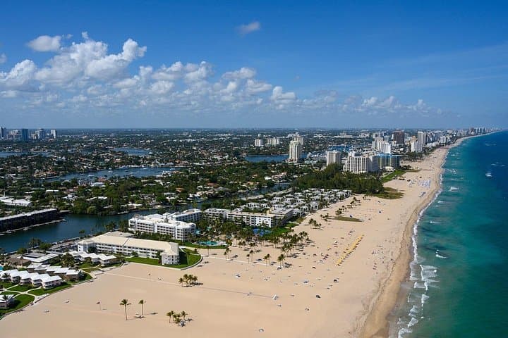 Helicopter Tour Over Fort Lauderdale Beaches and City Skyline photo 1