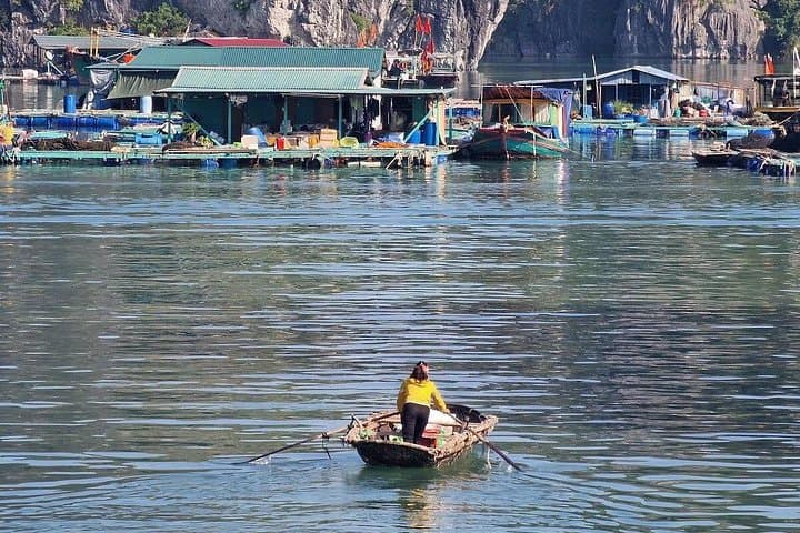 Sunset on Lan Ha Bay: Cat Ba Island Boat Tour with Kayaking & Floating Village photo 1