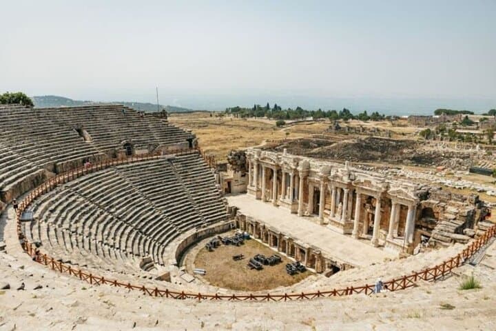 Pamukkale & Hierapolis Day Trip: Travertine Terraces, Cleopatra Pool and Ancient Ruins photo 2