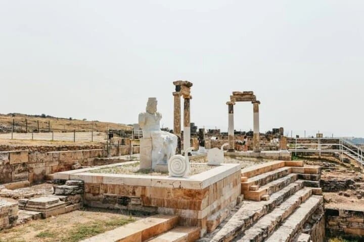 Pamukkale & Hierapolis Day Trip: Travertine Terraces, Cleopatra Pool and Ancient Ruins photo 3