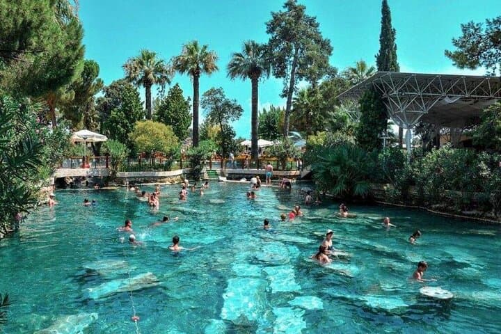 Pamukkale & Hierapolis Day Trip: Travertine Terraces, Cleopatra Pool and Ancient Ruins photo 4