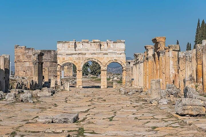 Pamukkale & Hierapolis Day Trip: Travertine Terraces, Cleopatra Pool and Ancient Ruins photo 5