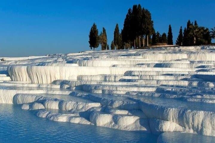 Pamukkale & Hierapolis Day Trip: Travertine Terraces, Cleopatra Pool and Ancient Ruins photo 6