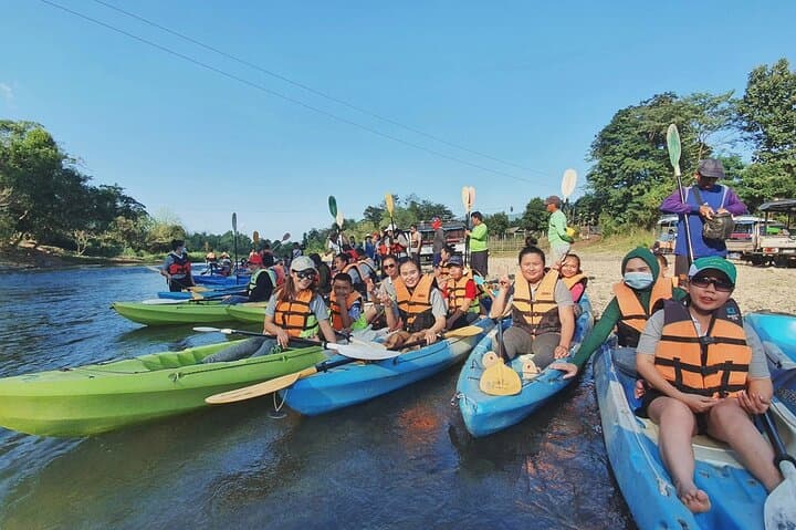 Vang Vieng Kayaking: Nam Song Fun Rapids & Scenic Float photo 3