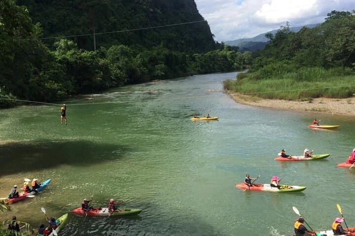 Vang Vieng Kayaking: Nam Song Fun Rapids & Scenic Float photo 5