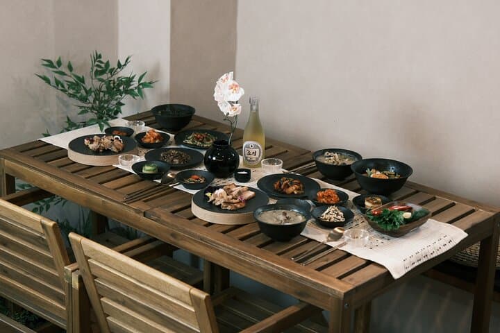 Hands-On Korean Cooking Class in Seoul — Full Meal with Table BBQ