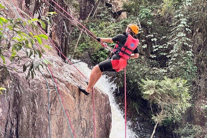 Full-Day Canyoning in Da Lat: Abseil Waterfalls, Cliff Jumps & Tyrolean Traverse photo 2