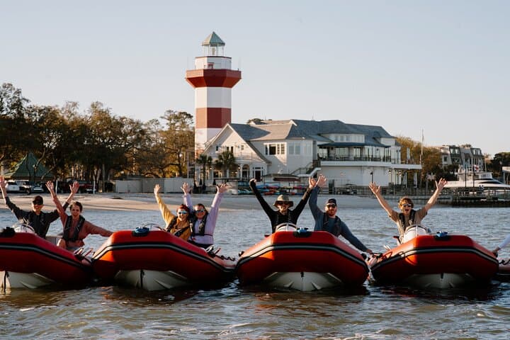 Hilton Head Sunset Dolphin Cruise: Mini-Boat Dolphin & Sightseeing Tour photo 2