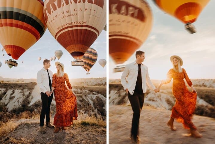 Cappadocia Sunrise Photoshoot with Hot Air Balloons — Private Göreme Session photo 3