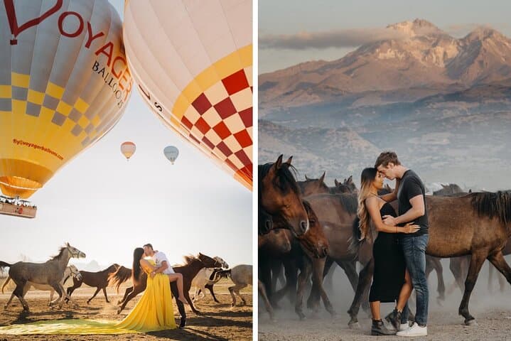 Cappadocia Sunrise Photoshoot with Hot Air Balloons — Private Göreme Session photo 5
