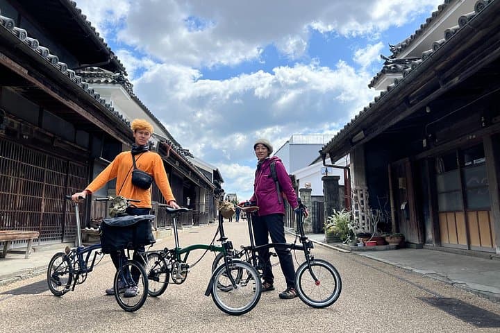Riverside Cycling and Indigo Dyeing in Tokushima: 3-Hour Brompton Cultural Tour photo 1